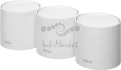 Бесшовный Mesh роутер TP-Link Deco X50 Pro AX3000 100/1000/2500BASE-T белый (упаковка 3 шт)