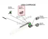 Узел черной печатающей головки Ricoh D2622011