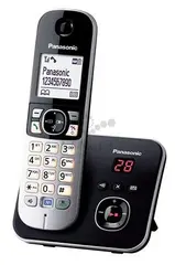 Радио-телефон Dect Panasonic KX-TG6821RUB черный автооветчик АОН — фото 2