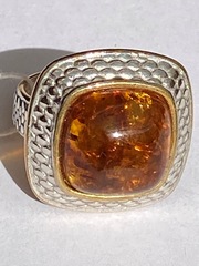 Мелина (кольцо из серебра с позолотой)