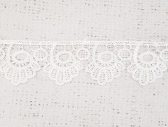 Кружево плетеное, ш. 3 см, молочный