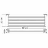 Wern K-2511 Полка для полотенец