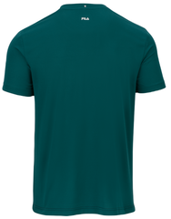 Детская теннисная футболка Fila T-Shirt Mauri - peacoat blue/deep teal