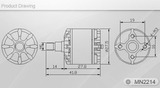 T-Motor MN2214 KV920 (комплект)