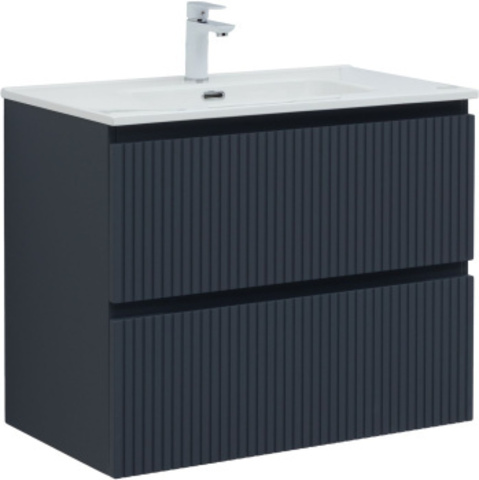 Aquanet 335429 Тумба Джейн 80 (Flat) цв.маренго (335429)