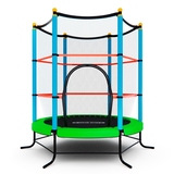 Батут детский DFC SMRKIDS 55" с сеткой, GREEN фото №5