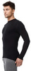 Терморубашка с шерстью мериноса Norveg Soft Black мужская