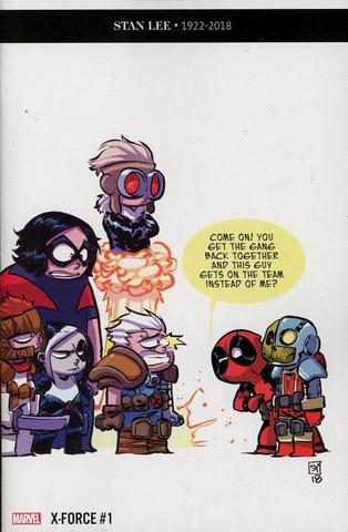 X-Force #1 (Variant Cover by Skottie Young)  (Stan Lee Tribute)