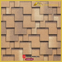 Гибкая черепица ТехноНиколь SHINGLAS Болеро Песок 3 м2