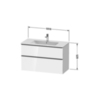 Раковина мебельная Duravit Me by Starck 2336100000