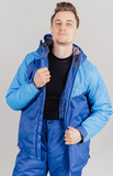 Утеплённый прогулочный костюм Nordski Premium Sport Blue/True Blue мужской