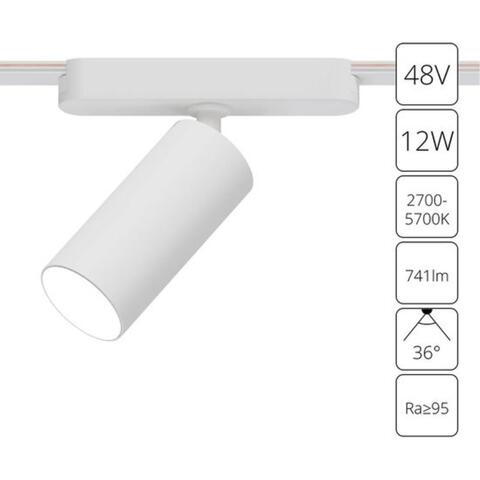 Магнитный трековый светильник Arte Lamp RAPID A2958PL-1WH