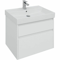 Aquanet 245244 Тумба с раковиной Nova Lite 75 2 ящ. цв.бел. глянец (245244) фото