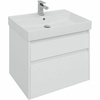 Aquanet 245244 Тумба с раковиной Nova Lite 75 2 ящ. цв.бел. глянец (245244)
