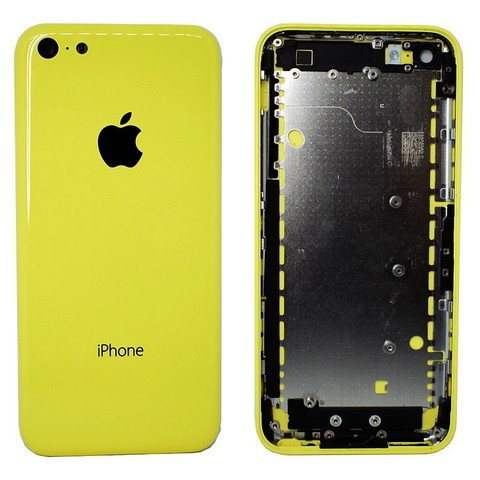 Задняя крышка для iPhone 5C (Желтая)