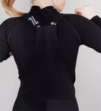 Женский утеплённый лыжный костюм Nordski Base Mint-Black с высокой спинкой