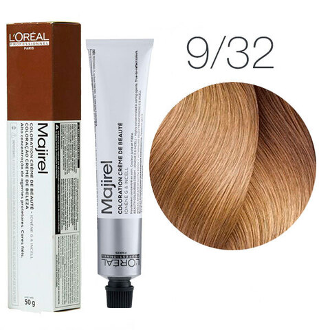 L'Oreal Professionnel Majirel 9.32 (Очень светлый блондин золотисто-перламутровый) - Краска для волос
