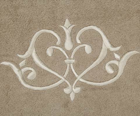 Набор полотенец 2 шт Old Florence Ванити коричневый