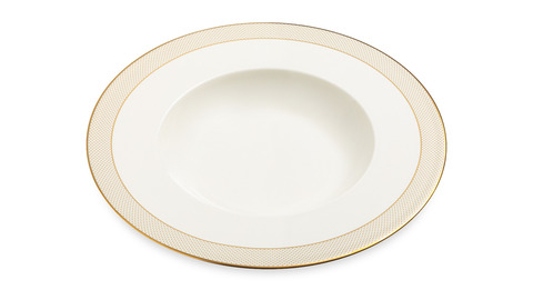 Тарелка суповая 23см Narumi Золотая паутина
