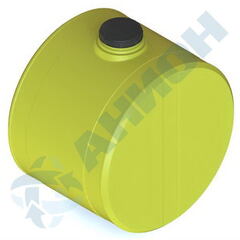 Емкость 600 л с крышкой Анион 600 л.(845x1015x1130см;желтый) - арт.559571