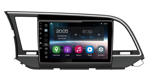 Штатная магнитола FarCar S200 для Hyundai Elantra 16+ на Android (V581R-DSP)