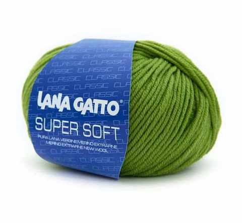 Пряжа Lana Gatto Supersoft 13277 яблоко