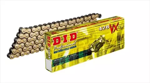 Цепь 428VX G&B X-Ring золотая 110
