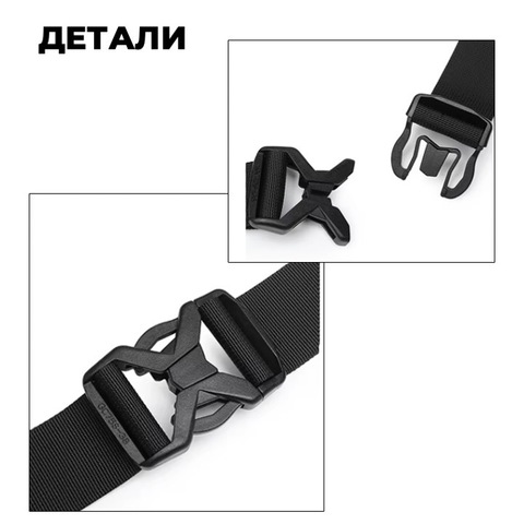 Картинка рюкзак однолямочный Ozuko 9735 Black - 5