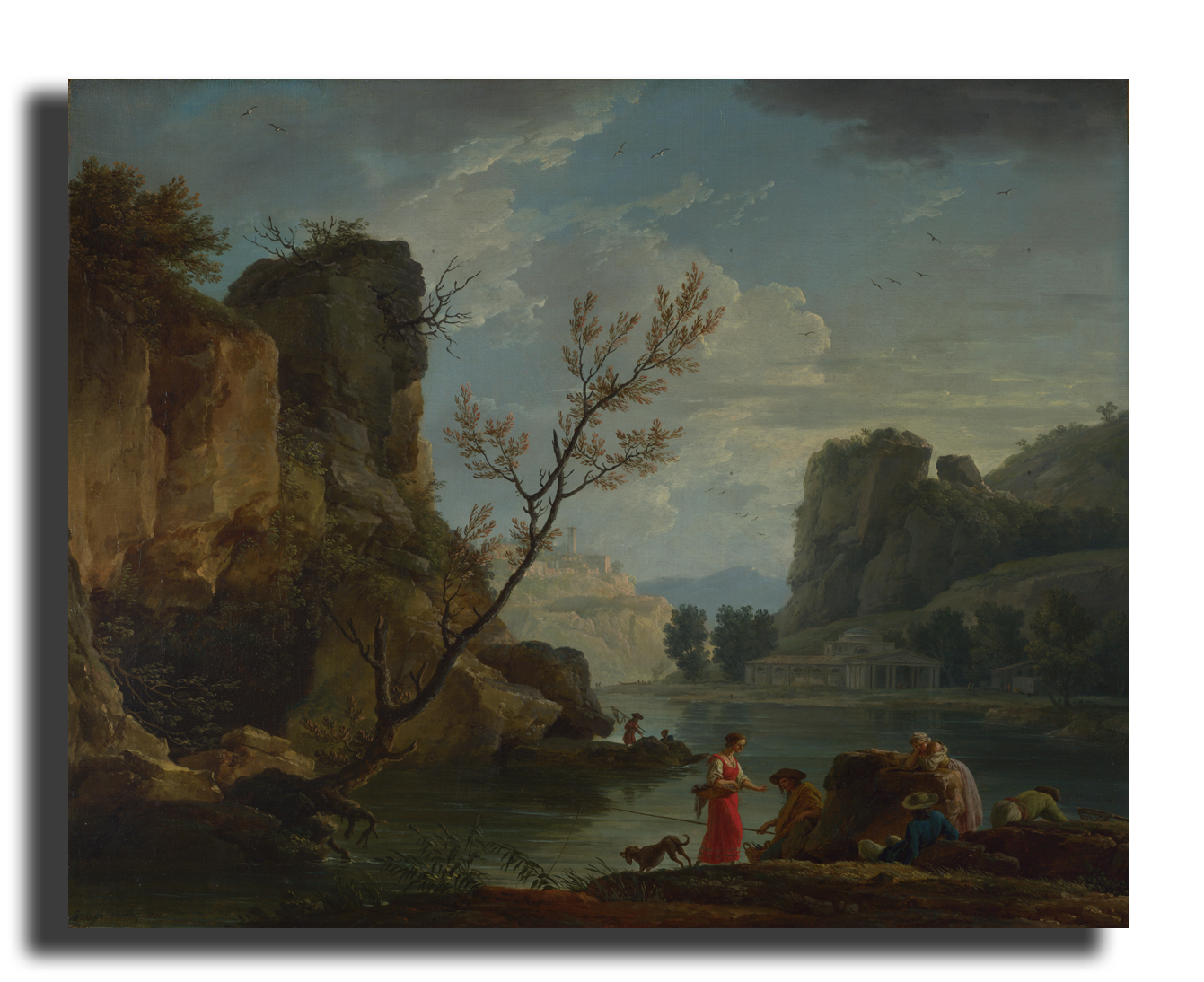 Верне Клод-Жозеф (1714-1789). Верне, Клод Жозеф (Vernet, Claude-Joseph). Клод Жозеф Верне картины. Клод Жозеф Верне водопад в Тиволи.