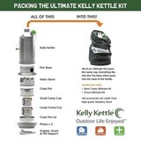 Самовар Kelly Kettle Base Camp Steel 1,6 L с набором аксессуаров