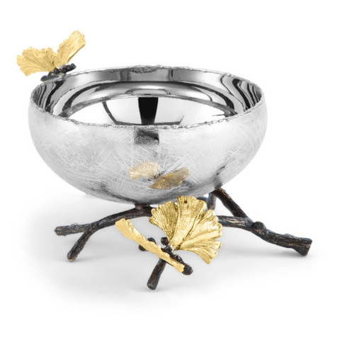 Чаша для орешков 11см Michael Aram Бабочки гинкго