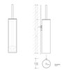Decor Walther 0521350 Decor Walther Mikado WBG Туалетный ершик, подвесной, цена: белый матовый