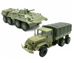 Сборная модель Военная техника БТР-80 и М35 1:72