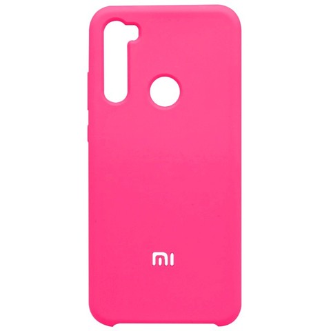 Силиконовый чехол Silicone Cover для Xiaomi Redmi Note 8 (Розовый)