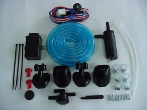 Струйный омыватель фар СКИФ ОФС-12С комплект для сферического бампера