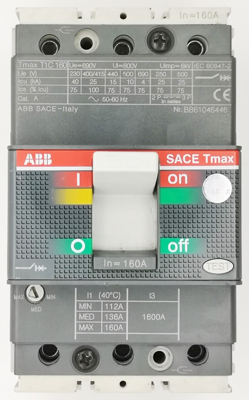 Автоматический выключатель 160а 3p. ABB SACE TMAX t1b 160 25а. Автомат TMAX-T АББ. Автоматические выключатели ABB Max. Автомат АВВ t3n 250.