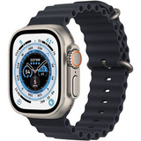 Apple Ocean Band for Apple Watch 49mm (One Size 145-220mm) Midnight (Чёрный) MQEE3ZM/A