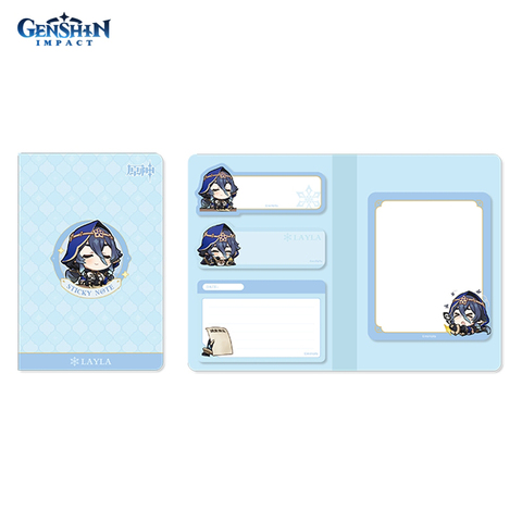 Стикеры для заметок Genshin Impact: Chibi Expression Layla