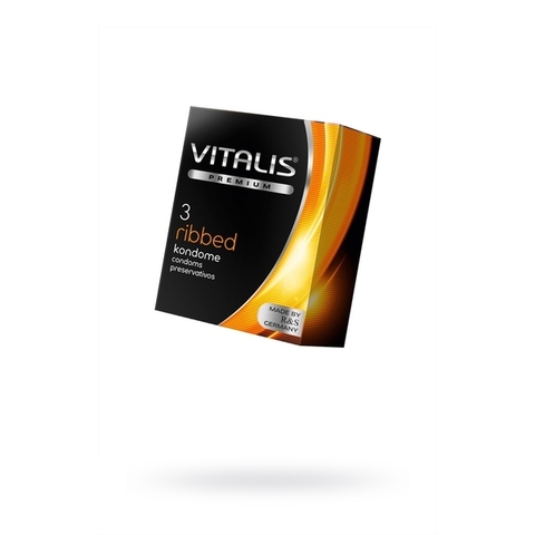 Презервативы VITALIS premium №3 Ribbed