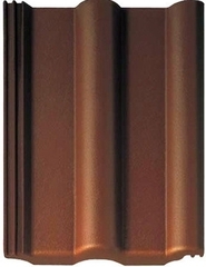Коньковая черепица Braas (Браас) Франкфуртская Темно-коричневая 1шт (1мп=2,5шт)