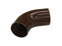 Колено трубы ф90 (RAL 8017-коричневый шоколад)