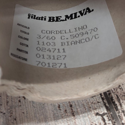 Вискоза BE MI VA / CORDELLINO 3/60 белый