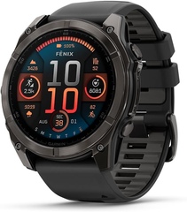 Умные часы Garmin Fenix 8 51 мм AMOLED Sapphire Titanium Серый | Carbon Gray (010-02905-21 | 010-02905-63)