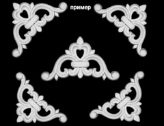 Силиконовый молд Угол № 792