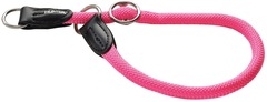 Ошейник-удавка для собак Hunter Freestyle Neon 55/10, нейлоновая, розовый неон