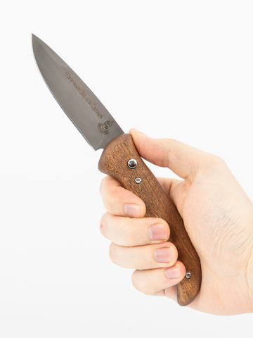 Нож «Вольный» (сталь X12МФ, стабилизированный орех)