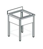 фото 1 ВАННА МОЕЧНАЯ APACH CHEF LINE LS86-54 на profcook.ru