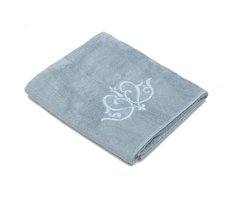 Полотенце 110х150 Old Florence Ванити голубое
