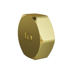 Заглушка латунная DN20 PN40 муфтовая LD Pride