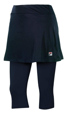Теннисная юбка Fila Skort Sina Knee Tight W - peacoat blue